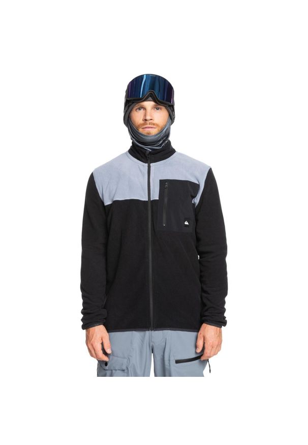 Quiksilver - dla Mężczyzn AKER Czarny. Kolor: czarny, biały. Materiał: materiał, poliester
