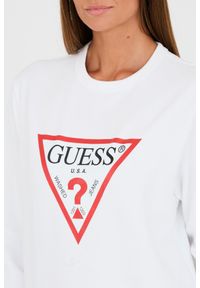 Guess - GUESS Biała bluza Original Fleece. Kolor: biały #2
