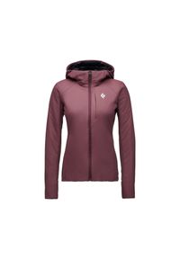 Bluza damska z kapturem Black Diamond First Light Hybrid. Typ kołnierza: kaptur. Kolor: czerwony, fioletowy, zielony, wielokolorowy. Sport: wspinaczka