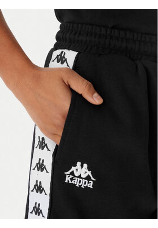 Kappa Szorty sportowe Banda Ivissa 361R6NW Czarny Regular Fit. Kolor: czarny. Materiał: bawełna