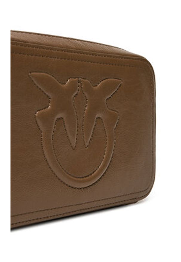 Pinko - PINKO Torebka Carrie Camera Bag Classic PE 25 PLTT 104336 A26J Zielony. Kolor: zielony. Materiał: skórzane