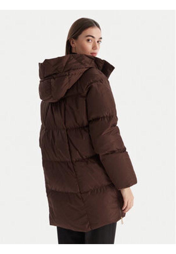 Weekend Max Mara Płaszcz zimowy Newbembo 2525496072 Bordowy Relaxed Fit. Kolor: czerwony. Materiał: syntetyk. Sezon: zima