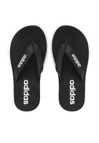 Adidas - adidas Japonki Eezay Flip Flop EG2042 Czarny. Kolor: czarny. Materiał: skóra