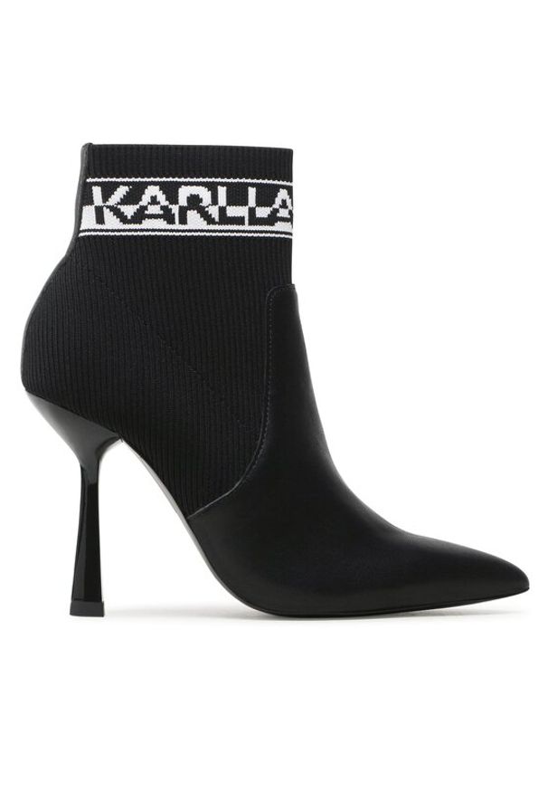 Karl Lagerfeld - KARL LAGERFELD Botki KL31353 Czarny. Kolor: czarny