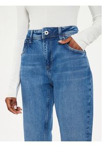 Pepe Jeans Jeansy Violet PL204176 Niebieski Mom Fit. Kolor: niebieski