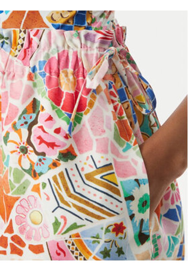 Seafolly Szorty materiałowe Beach Bohème 55774-SH Kolorowy Regular Fit. Materiał: wiskoza. Wzór: kolorowy