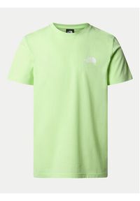 The North Face T-Shirt Simple Dome NF0A87NG Zielony Regular Fit. Kolor: zielony. Materiał: bawełna #7