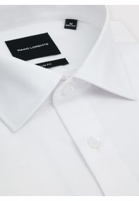 Pako Lorente - PAKO LORENTE - Biała koszula męska z bawełny. Kolor: czarny, biały. Materiał: bawełna. Długość rękawa: długi rękaw. Długość: długie #4