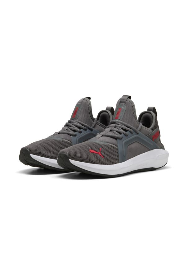Puma - Buty do biegania PUMA Softride Enzo 5. Kolor: czerwony, szary, wielokolorowy. Sport: turystyka piesza