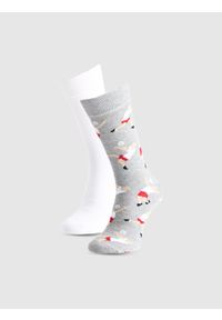 4f - 4F Skarpety casual za kostkę (2-pack) uniseks - multikolor 35-38. Kolor: wielokolorowy. Materiał: włókno, materiał, bawełna