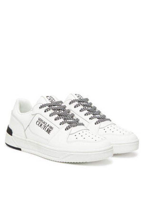 Versace Jeans Couture Sneakersy 78YA3SJ5 Biały. Kolor: biały. Materiał: skóra
