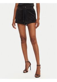 Juicy Couture Szorty sportowe Eve JCBHS224801 Czarny Regular Fit. Kolor: czarny. Materiał: syntetyk