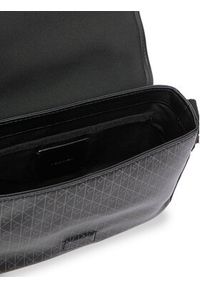 Calvin Klein Saszetka Emblem Aop Coated Small Flap Mes LV04D3396G Czarny. Kolor: czarny. Materiał: skóra #3