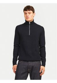 Jack & Jones Sweter Perfect 12257773 Czarny Regular Fit. Kolor: czarny. Materiał: bawełna, syntetyk #1