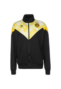 Kurtka dresowa Puma Bvb Iconic Mcs Mesh Track. Kolor: wielokolorowy, żółty, czarny. Materiał: dresówka, mesh. Sport: piłka nożna #1