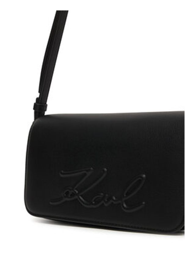 Karl Lagerfeld - KARL LAGERFELD Torebka B2W30222 Czarny. Kolor: czarny. Materiał: skórzane