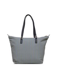 TOMMY HILFIGER - Tommy Hilfiger Torebka Poppy Summer Tote AW0AW17203 Granatowy. Kolor: niebieski #2