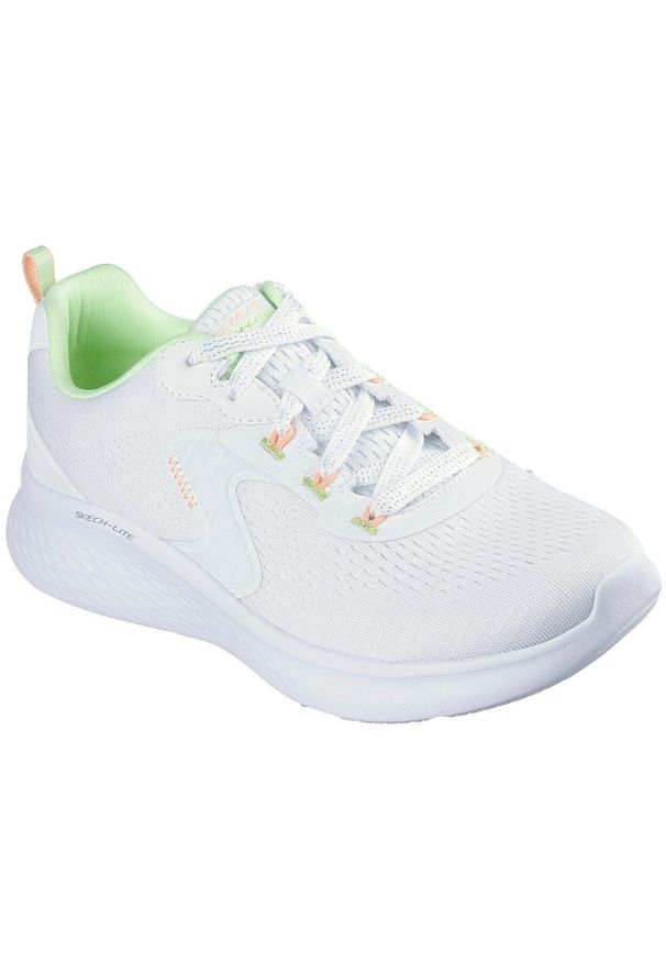 skechers - Adidasy Skechers Skech-lite Pro - Bri, Kobiety. Kolor: biały. Materiał: materiał. Sport: fitness