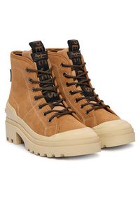 Pepe Jeans Trapery Hale Basic W PLS500006 Brązowy. Kolor: brązowy. Materiał: zamsz, skóra #3