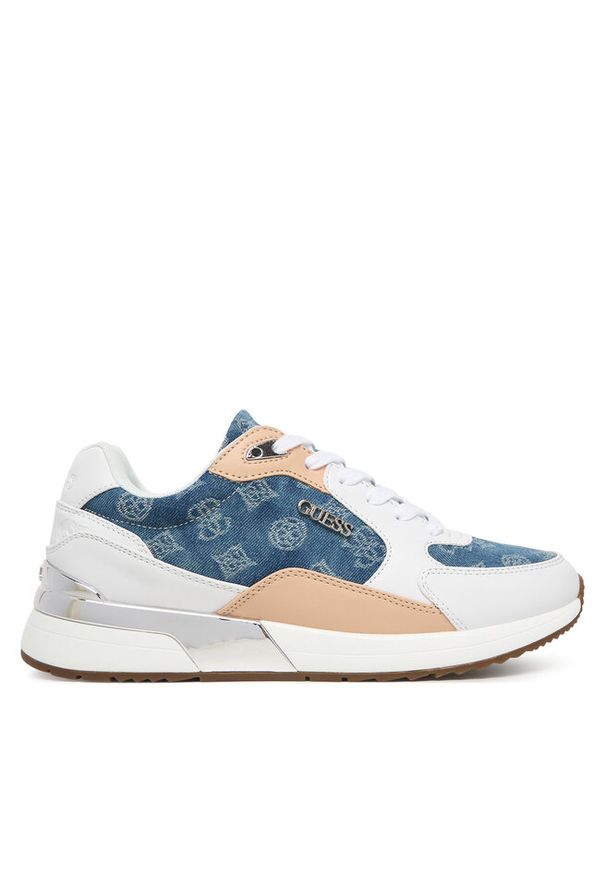 Sneakersy Guess. Kolor: niebieski