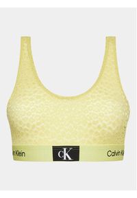 Calvin Klein Underwear Biustonosz top 000QF7233E Żółty. Kolor: żółty. Materiał: syntetyk #4