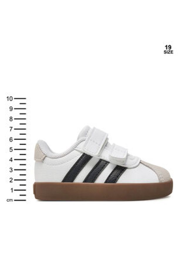 Adidas - adidas Sneakersy Vl Court 3.0 Cf I ID9157 Biały. Kolor: biały. Materiał: skóra