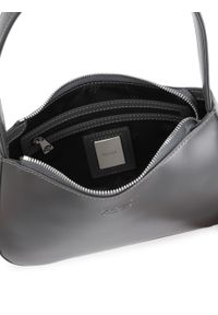 Kazar - Stylowa szara torebka na ramię. Kolor: szary. Wzór: gładki. Sezon: lato. Materiał: skórzane. Styl: elegancki. Rodzaj torebki: na ramię #4