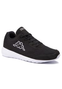 Sneakersy Kappa 242495 Black/White 1110. Kolor: czarny. Materiał: materiał