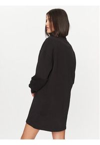Calvin Klein Jeans Sukienka dzianinowa J20J222362 Czarny Relaxed Fit. Kolor: czarny. Materiał: dzianina, syntetyk, bawełna