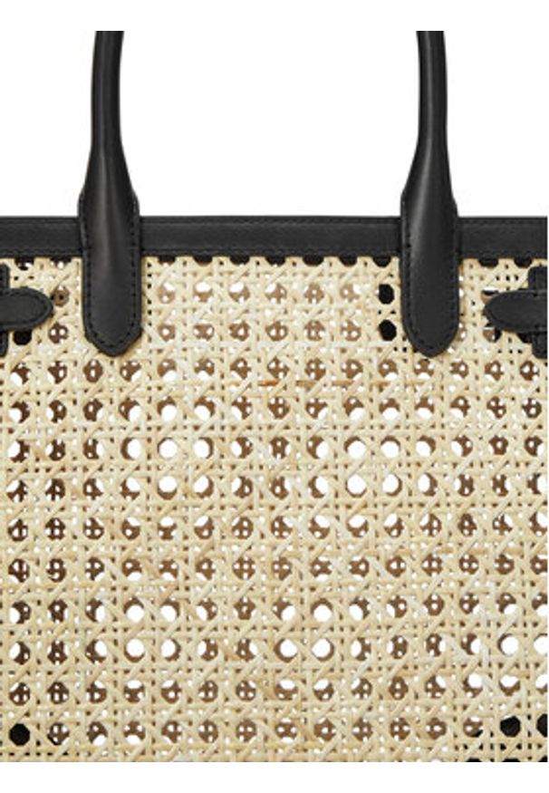 Lauren Ralph Lauren - LAUREN RALPH LAUREN Torebka Devyn 431966770002 Beżowy. Kolor: beżowy. Materiał: skórzane