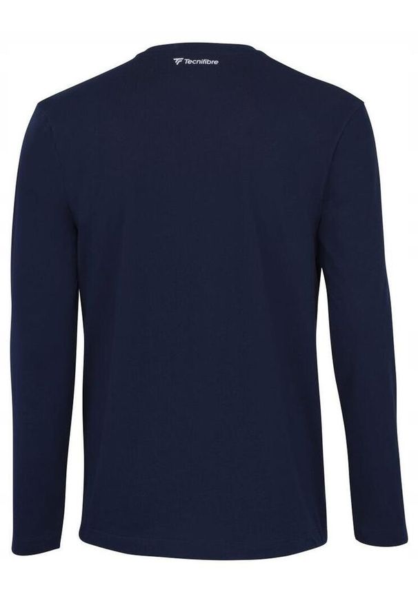 TECNIFIBRE - Longsleeve męski Tecnifibre Training Tee. Kolor: niebieski. Długość rękawa: długi rękaw