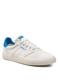 Adidas - Buty adidas 3MC GX2071 Core White / Blue Rush / Impact Yellow. Kolor: biały. Materiał: materiał #1
