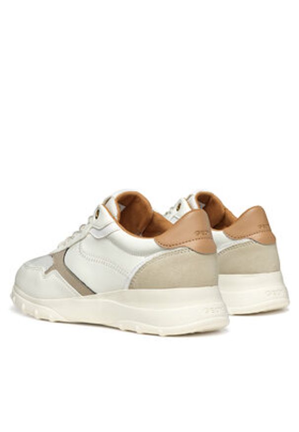 Geox Sneakersy D55LPA 0BC11 C1RH6 Biały. Kolor: biały. Materiał: skóra