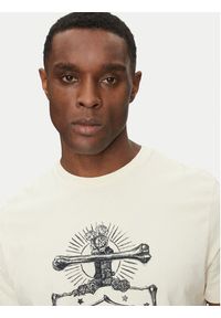 Guess T-Shirt M5GI72 KBW41 Beżowy Regular Fit. Kolor: beżowy. Materiał: bawełna #3