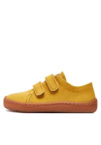 Froddo Sneakersy Barefoot Vegan G3130248-6 S Żółty. Kolor: żółty