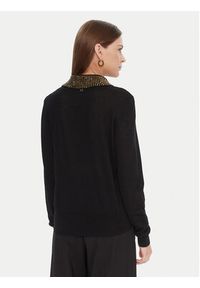 Lola Casademunt by Maite Sweter MF2511006 Czarny Regular Fit. Kolor: czarny. Materiał: syntetyk #5