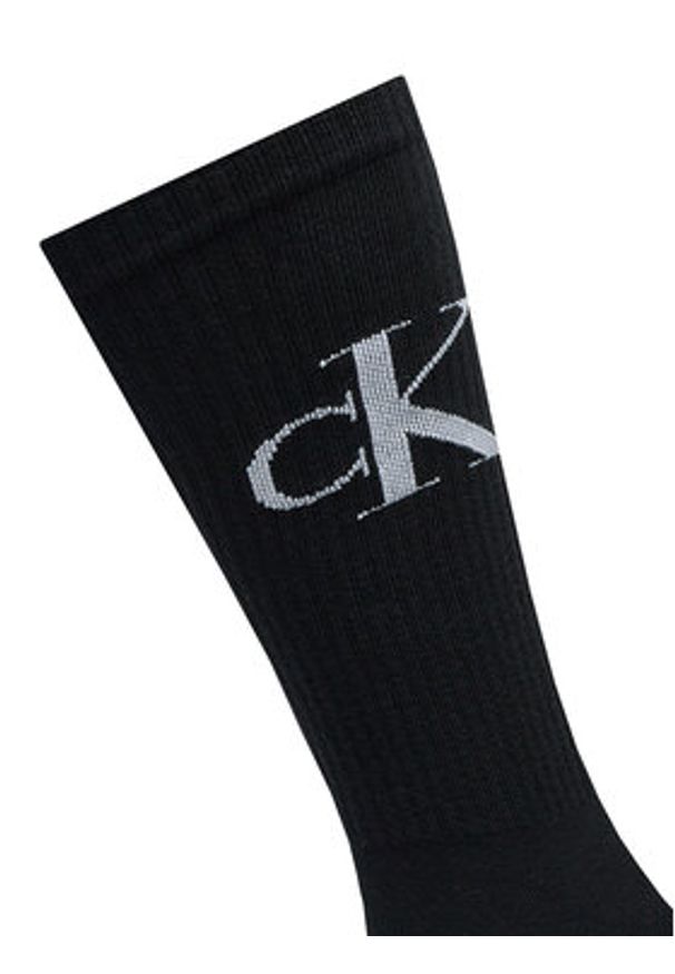 Calvin Klein Jeans Skarpety długie 701228802 Czarny. Kolor: czarny. Materiał: materiał, bawełna