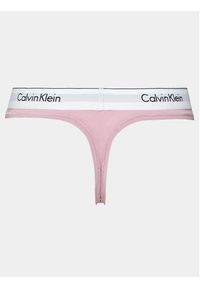 Calvin Klein Underwear Stringi 0000F3786E Różowy. Kolor: różowy. Materiał: bawełna #4