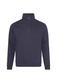 AWDIS - Bluza Męska Sophomore Quarter Zip. Kolor: niebieski