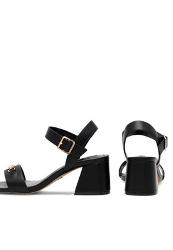 Nine West Sandały 123AL0553 Czarny. Kolor: czarny. Materiał: syntetyk
