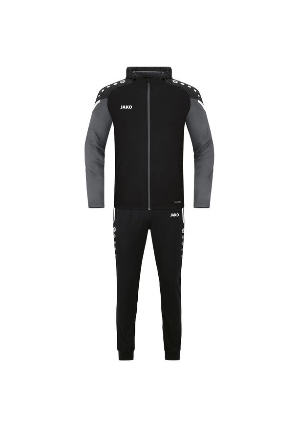 Dres z kapturem Jako Performance. Kolor: wielokolorowy, szary, czarny, brązowy. Materiał: dresówka. Sport: piłka nożna