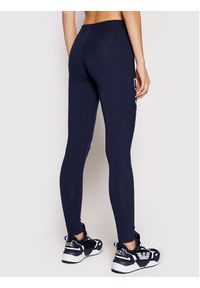 EA7 Emporio Armani Legginsy 8NTP63 TJ01Z 1554 Granatowy Slim Fit. Kolor: niebieski. Materiał: bawełna #4