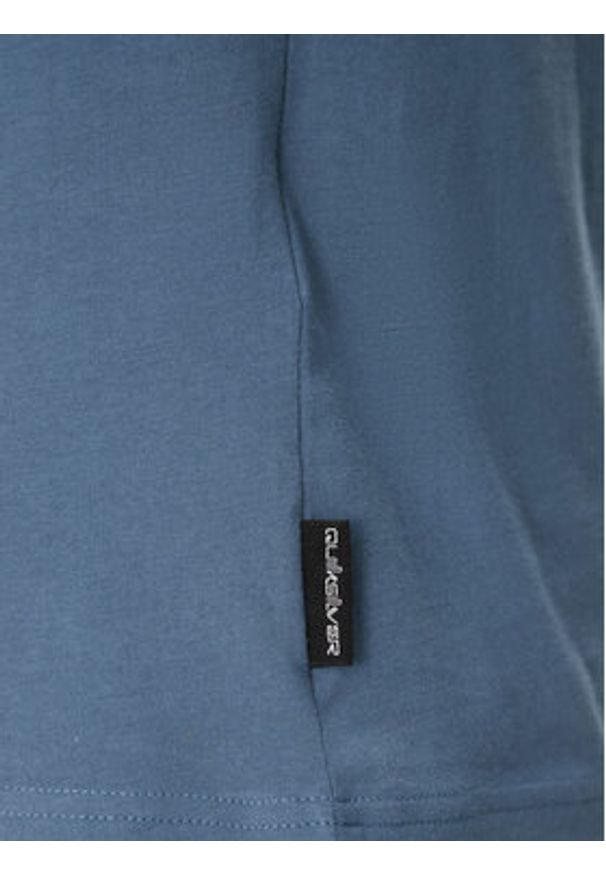 Quiksilver T-Shirt EQYZT07711 Niebieski Regular Fit. Kolor: niebieski. Materiał: bawełna