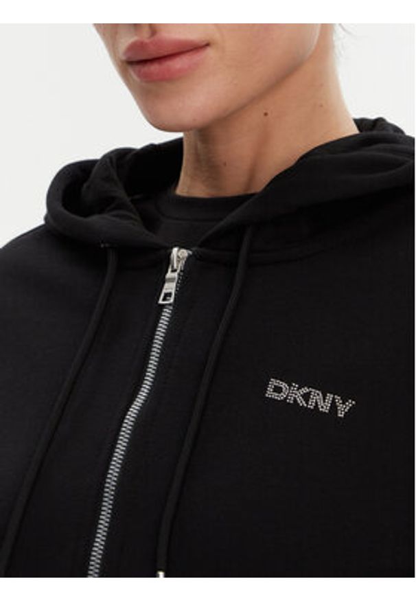 DKNY Bluza DP5J9588 Czarny Regular Fit. Kolor: czarny. Materiał: bawełna