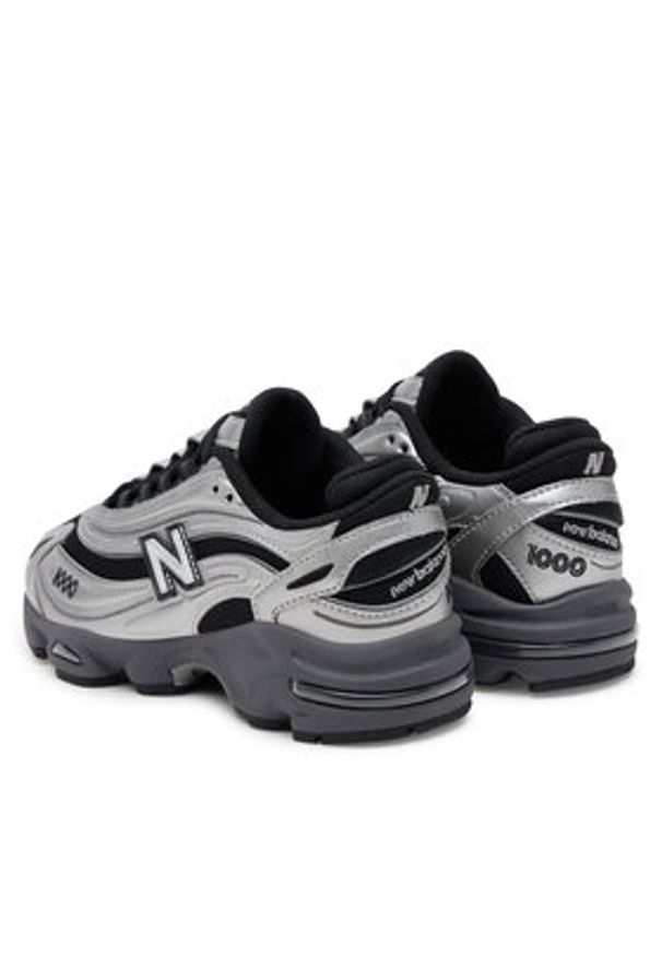 New Balance Sneakersy M1000EGR Srebrny. Kolor: srebrny. Materiał: skóra
