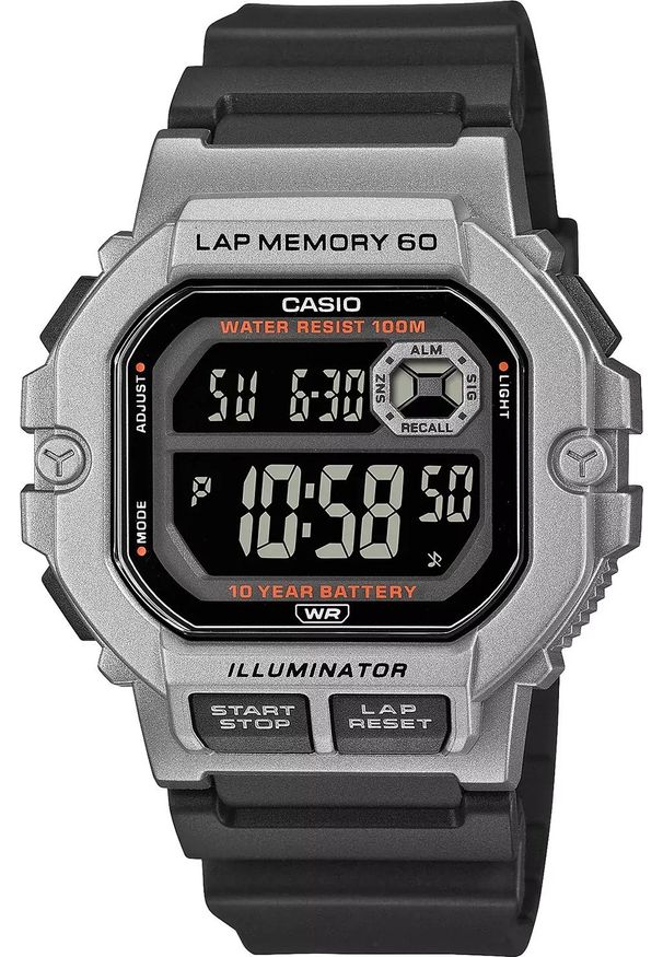 Zegarek Casio Zegarek męski Casio WS-1400H-1BVEF