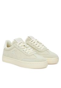 Calvin Klein Jeans Sneakersy Classic Cupsole Mix In YW0YW01767 Beżowy. Kolor: beżowy. Materiał: skóra #5
