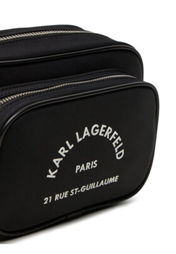 Karl Lagerfeld - KARL LAGERFELD Saszetka A1M30101 Czarny. Kolor: czarny. Materiał: materiał