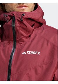 Adidas - adidas Kurtka outdoor Terrex Xperior GORE-TEX Paclite Rain IB4259 Czerwony Regular Fit. Kolor: czerwony. Materiał: syntetyk. Technologia: Gore-Tex. Sport: outdoor #3