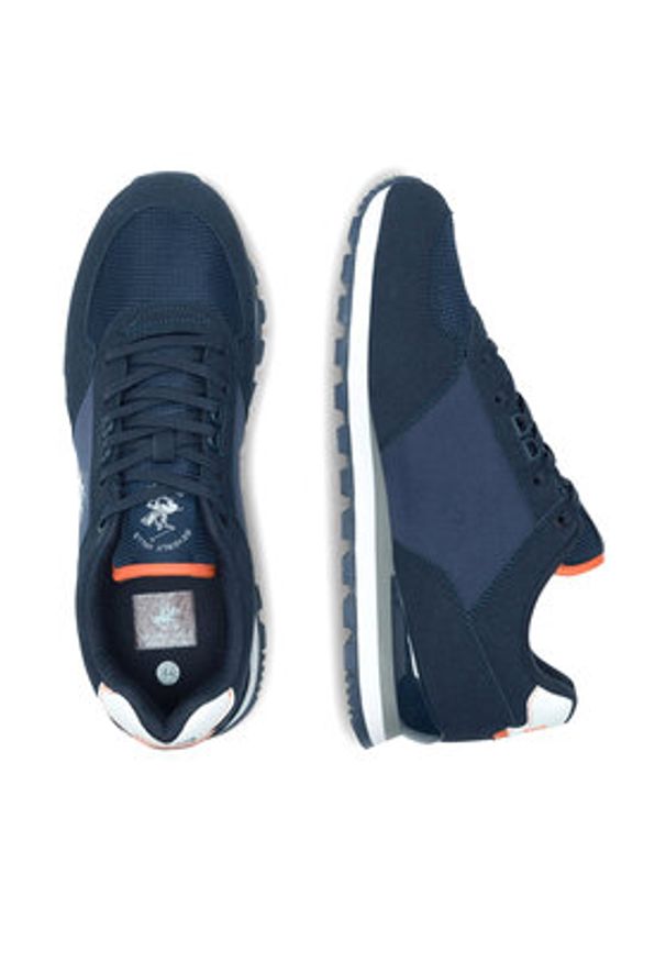 Beverly Hills Polo Club Sneakersy MP07-01450-04B Granatowy. Kolor: niebieski. Materiał: syntetyk